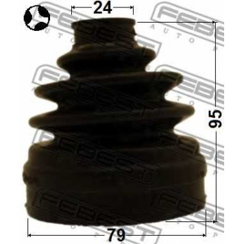 Пыльник приводного вала FEBEST 1215-TUC20MTT-1