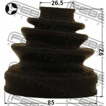Пыльник приводного вала FEBEST 1215-TUCMTT-1