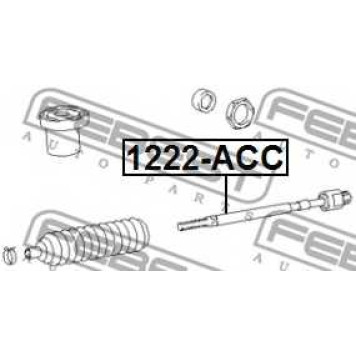 Осевой шарнир рулевой тяги FEBEST 1222-ACC-1