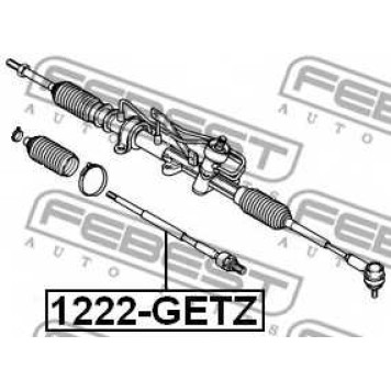 Осевой шарнир рулевой тяги FEBEST 1222-GETZ-1