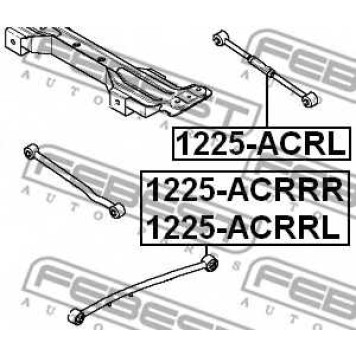 Рычаг независимой подвески колеса FEBEST 1225-ACRL-1