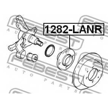Ступица колеса FEBEST 1282-LANR-1