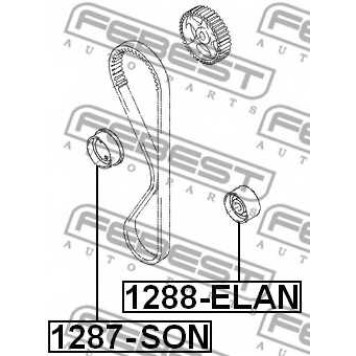 Натяжной ролик ременя ГРМ FEBEST 1287-SON-1