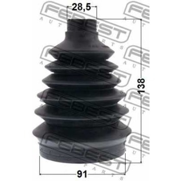 Пыльник приводного вала FEBEST 1417P-ROD-1