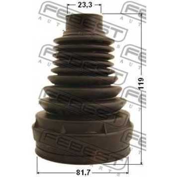 Пыльник приводного вала FEBEST 1615-210-1