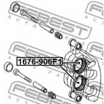 Поршень корпуса скобы тормоза FEBEST 1676-906F1-1