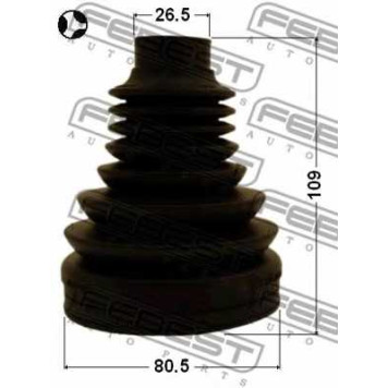 Пыльник приводного вала FEBEST 1715-Q5LHT-1