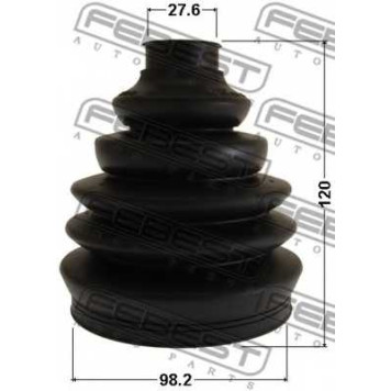 Пыльник приводного вала FEBEST 1717P-A6-1