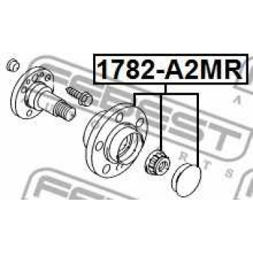 Ступица колеса FEBEST 1782-A2MR-1