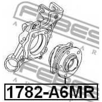 Ступица колеса FEBEST 1782-A6MR-1