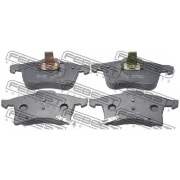 Колодки тормозные дисковые передний <b>FEBEST 1801-ASHF</b>