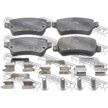 Колодки тормозные дисковые задний для KIA VENGA(YN) <b>FEBEST 1801-ASHR</b>