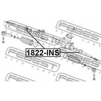 Осевой шарнир рулевой тяги FEBEST 1822-INS-1