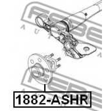 Ступица колеса FEBEST 1882-ASHR-1