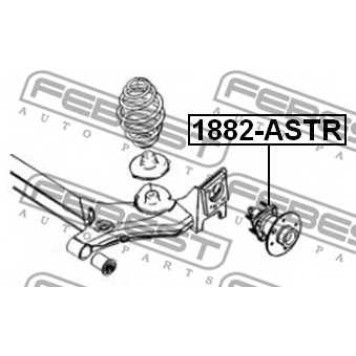 Ступица колеса FEBEST 1882-ASTR-1