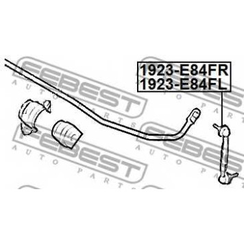 Тяга / стойка стабилизатора FEBEST 1923-E84FL-1