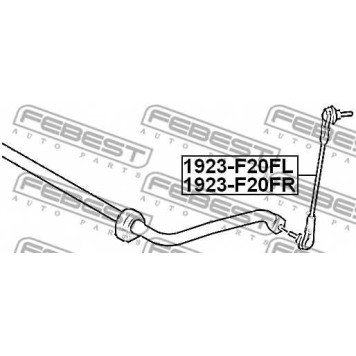 Тяга / стойка стабилизатора FEBEST 1923-F20FL-1