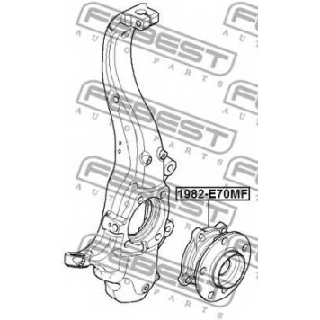 Ступица колеса FEBEST 1982-E70MF-1