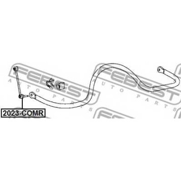 Тяга / стойка стабилизатора FEBEST 2023-COMR-1