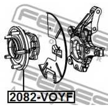 Ступица колеса FEBEST 2082-VOYF-1