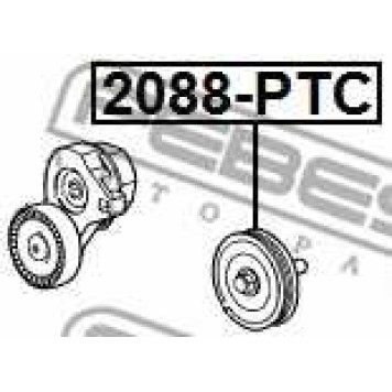 Паразитный / ведущий ролик поликлинового ременя FEBEST 2088-PTC-1