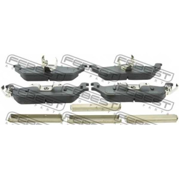 Колодки тормозные дисковые задний <b>FEBEST 2101-F150R</b>
