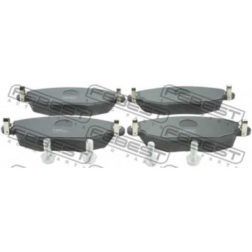 Колодки тормозные дисковые передний <b>FEBEST 2101-GEF</b>