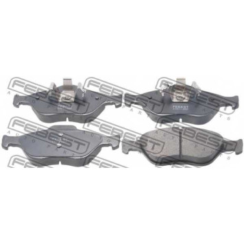 Колодки тормозные дисковые передний для TOYOTA URBAN CRUISER, YARIS <b>FEBEST 2101-JHF</b>