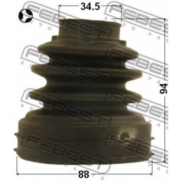 Пыльник приводного вала FEBEST 2115-CA220RHT-1