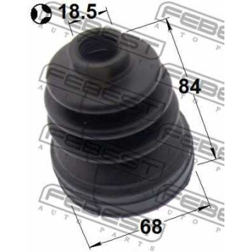 Пыльник приводного вала FEBEST 2115-CBKT-1