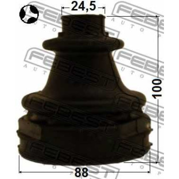 Пыльник приводного вала FEBEST 2115-GELHT-1