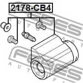 Колесный тормозной цилиндр FEBEST 2178-CB4-1