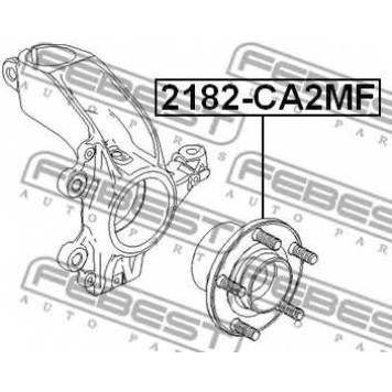 Ступица колеса FEBEST 2182-CA2MF-1