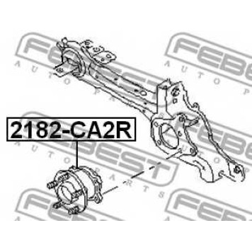 Ступица колеса FEBEST 2182-CA2R-1