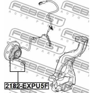 Ступица колеса FEBEST 2182-EXPU5F-1
