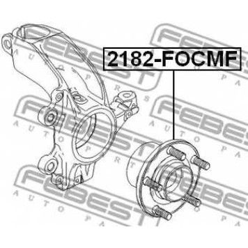 Ступица колеса FEBEST 2182-FOCMF-1