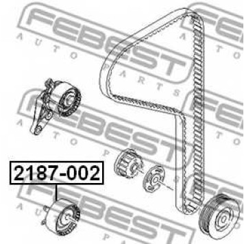 Натяжной ролик ременя ГРМ FEBEST 2187-002-1