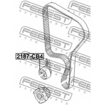 Натяжной ролик ременя ГРМ FEBEST 2187-CB4-1