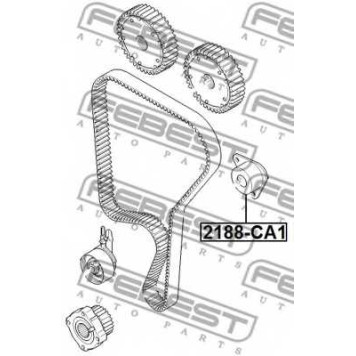 Паразитный / ведущий ролик зубчатого ремня FEBEST 2188-CA1-1