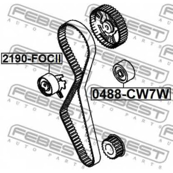 Натяжитель ремня ГРМ FEBEST 2190-FOCII-1