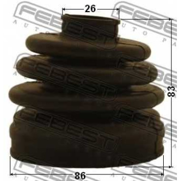 Пыльник приводного вала FEBEST 2215-BL-1