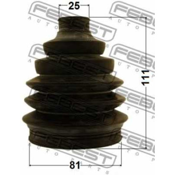 Пыльник приводного вала FEBEST 2217P-SPOR-1