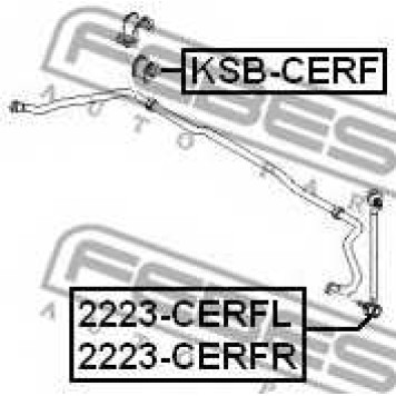 Тяга / стойка стабилизатора FEBEST 2223-CERFR-1