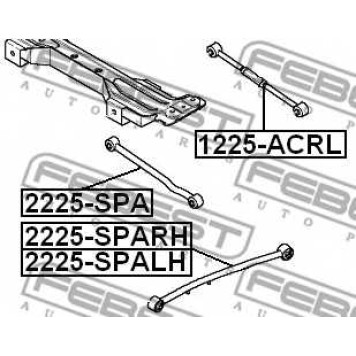 Рычаг независимой подвески колеса FEBEST 2225-SPARH-1