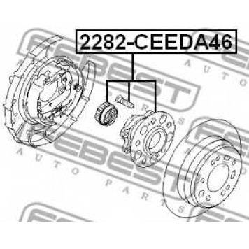 Ступица колеса FEBEST 2282-CEEDA46-1