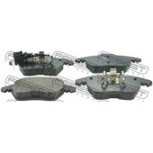 Колодки тормозные дисковые передний для AUDI A1, A3, TT / SKODA FABIA, OCTAVIA, RAPID, ROOMSTER, SUPERB, YETI / VW BEETLE, CADDY, CC, EOS, GOLF, JETTA, PASSAT, POLO, SCIROCCO, TOURAN <b>FEBEST 2301-362F</b>