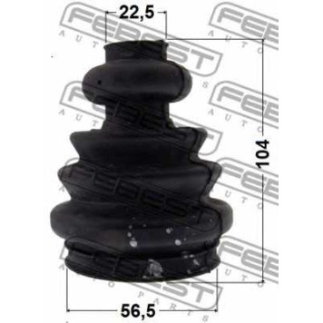 Пыльник приводного вала FEBEST 2315-T5RH-1