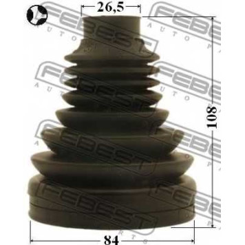 Пыльник приводного вала FEBEST 2315-TATT-1