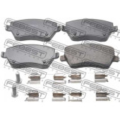 Колодки тормозные дисковые передний для NISSAN ALMERA(N17), BLUEBIRD SYLPHY(G11), MICRA(K12,K13), NOTE(E11,E12) / SUZUKI SWIFT(EZ,MZ) <b>FEBEST 2401-CLIF</b>