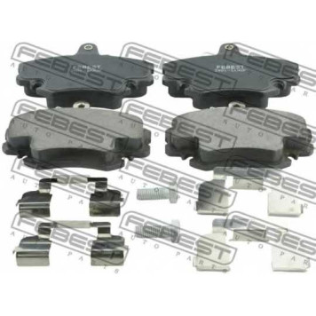 Колодки тормозные дисковые передний <b>FEBEST 2401-LOGF</b>